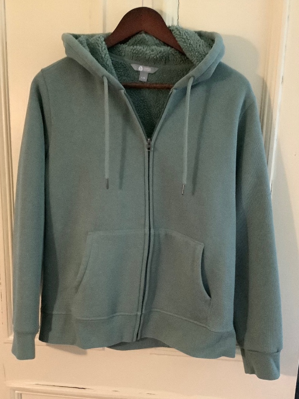 Sherpa lined Hoodie Zip L
